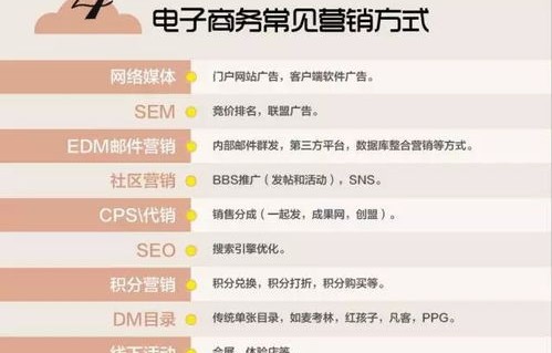 电子商务有哪些专业术语